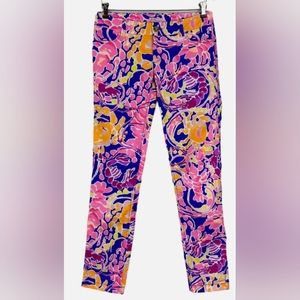 Lilly Pulitzer Chino pants, brilliant blue catch and release